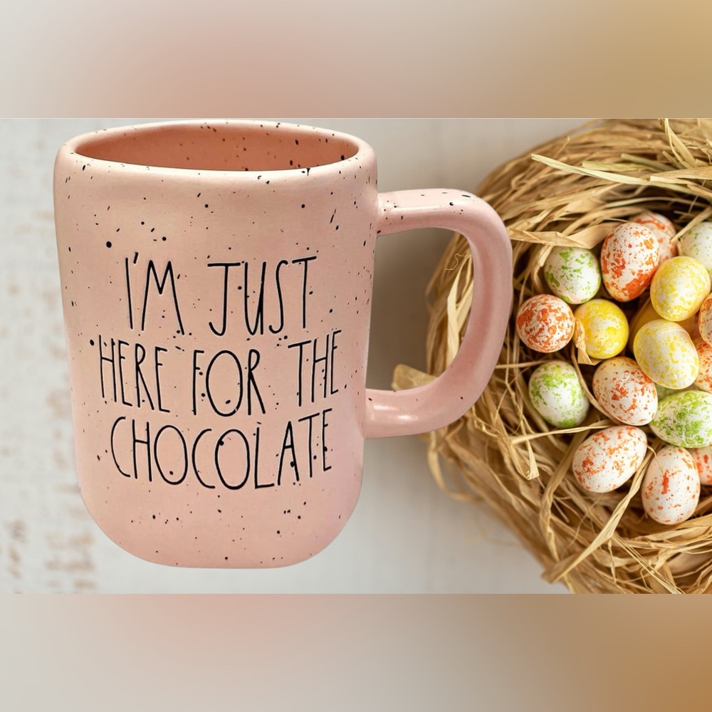 Rae Dunn Easter Mug I’m Here For‎ The Chocolate